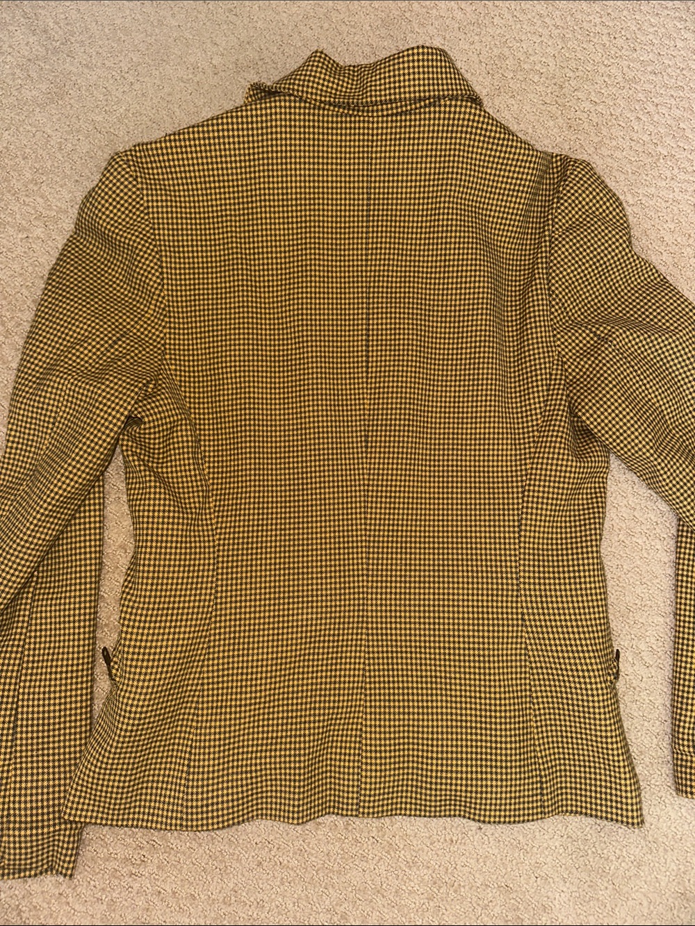 henri bendel vintage jacket (yellow and navy blue) - Picture 8 of 8